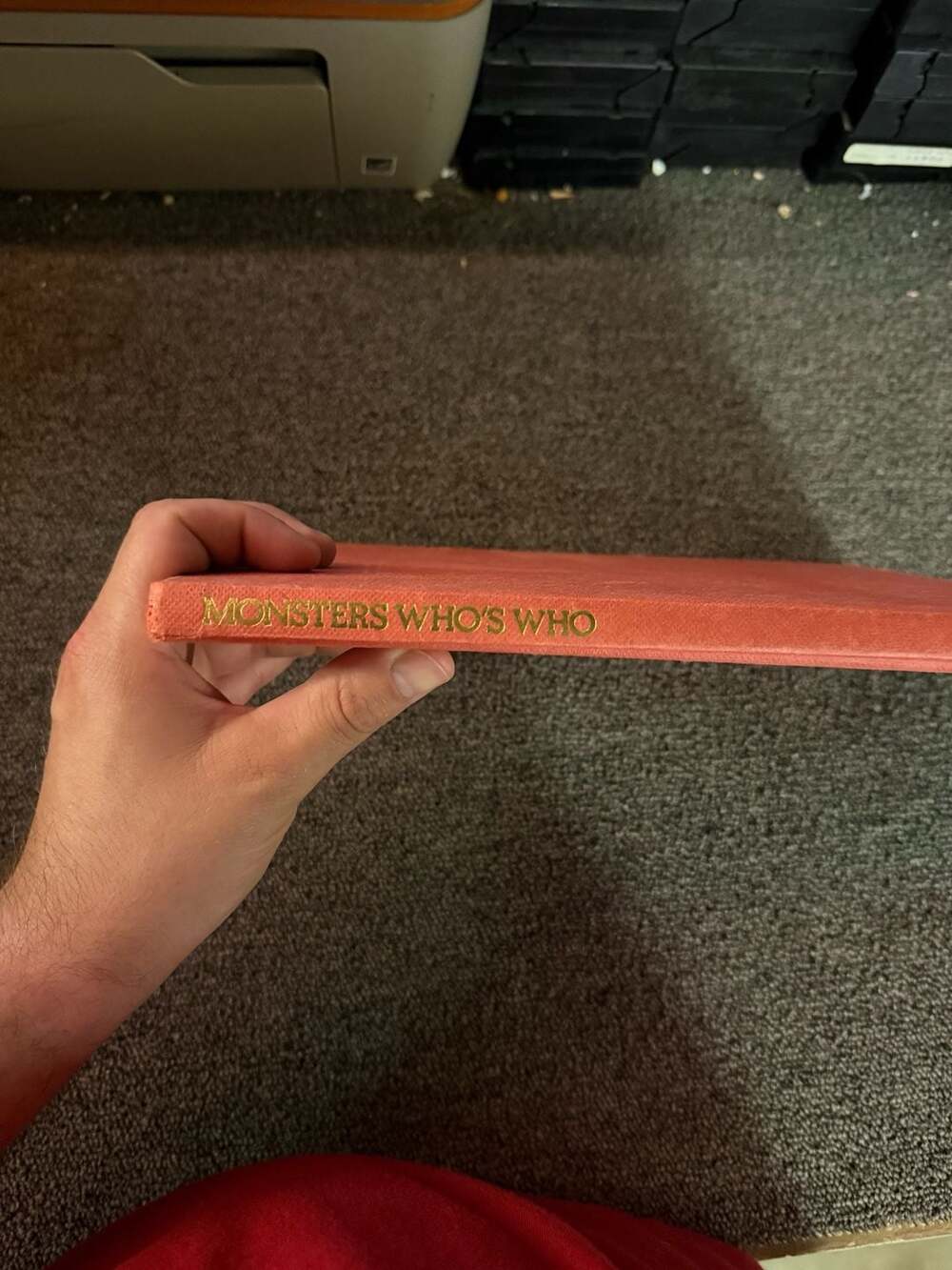 Monsters Who's Who Hardcover Book Crescent Books 1974